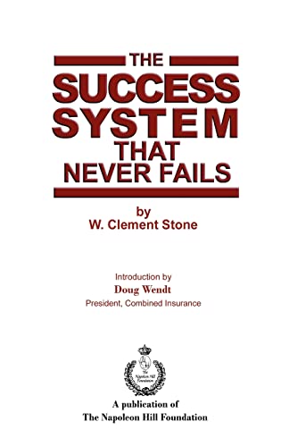 Stock image for The Success System That Never Fails for sale by Hawking Books