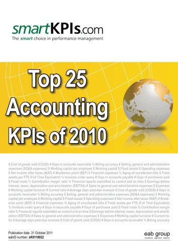 Beispielbild fr Top 25 Accounting KPIs of 2010 zum Verkauf von Revaluation Books