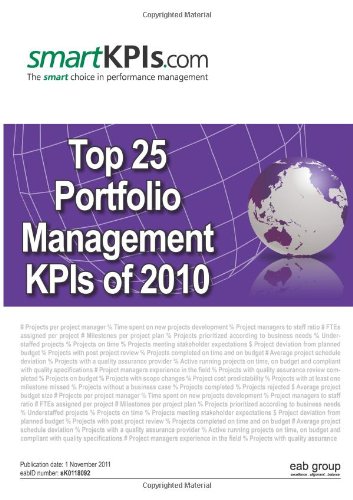 Imagen de archivo de Top 25 Portfolio Management KPIs of 2010 a la venta por Revaluation Books