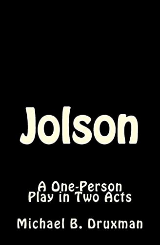 9781466349353: Jolson: A One-Person Play in Two Acts (The Hollywood Legends)