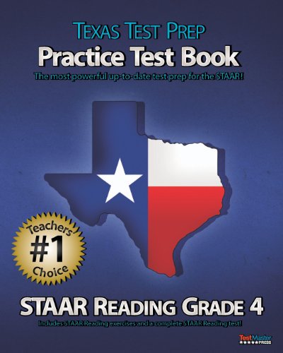 Stock image for TEXAS TEST PREP Practice Test Book STAAR Reading Grade 4: Aligned to the 2011-2012 Texas STAAR Reading Test for sale by HPB-Red