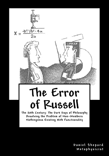 Stock image for The Error of Russell: Resolving the Problem of Non-Members for sale by THE SAINT BOOKSTORE