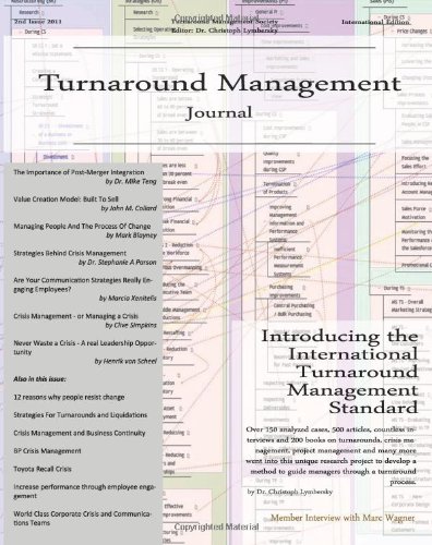 Stock image for Turnaround Management Journal: Issue 2 2011 (Volume 2) for sale by Revaluation Books