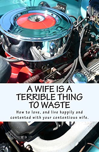 Beispielbild fr A Wife Is A Terrible Thing To Waste: How to love, and live happy and contented with your contentious wife zum Verkauf von Reuseabook