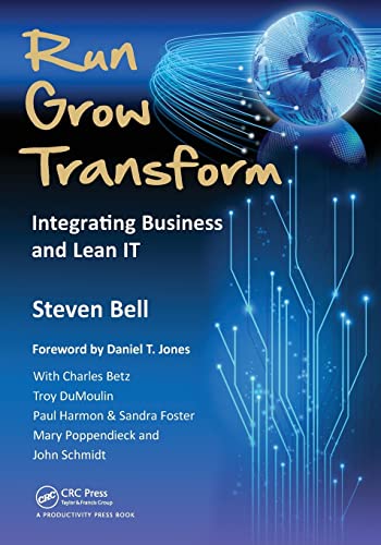 Beispielbild fr Run Grow Transform: Integrating Business and Lean IT zum Verkauf von SecondSale