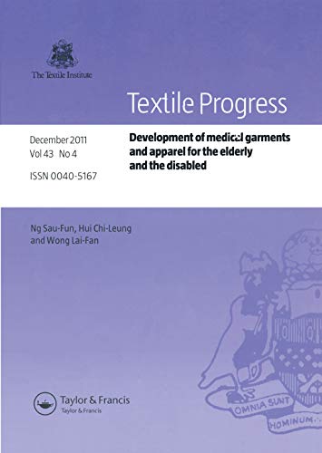 Beispielbild fr Development of Medical Garments and Apparel for the Elderly and the Disabled zum Verkauf von Blackwell's