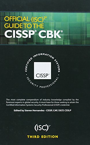 Beispielbild fr Official (ISC)2 Guide to the CISSP CBK, Third Edition (ISC2 Press) zum Verkauf von AwesomeBooks