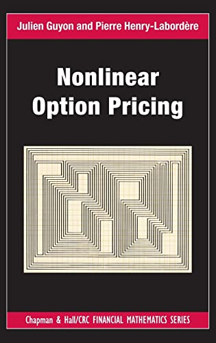 Imagen de archivo de Nonlinear Option Pricing (Chapman and Hall/CRC Financial Mathematics Series) a la venta por BooksRun