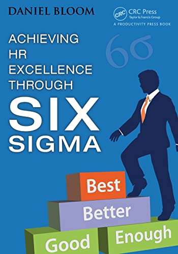 Beispielbild fr Achieving HR Excellence through Six Sigma zum Verkauf von Chiron Media