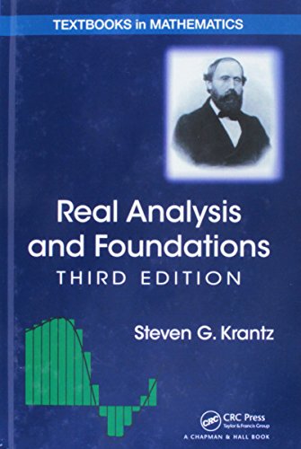 Stock image for Real Analysis and Foundations, Third Edition (Textbooks in Mathematics) for sale by Bill's Books