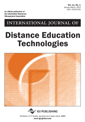 International Journal of Distance Education Technologies, Vol 11 ISS 1 (9781466630925) by Lin