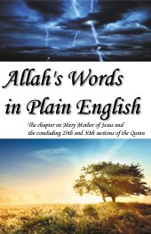 Imagen de archivo de Allah's Words in Plain English a la venta por St Vincent de Paul of Lane County