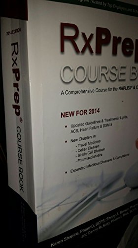 Stock image for RxPrep Course Book : A Comprehensive Course for the NAPLEX and CPJE for sale by Better World Books
