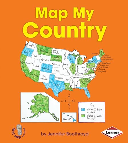 9781467715287: Map My Country (First Step Nonfiction ― Map It Out)