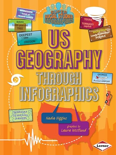 9781467745666: Us Geography Through Infographics