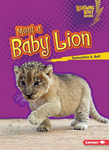 9781467783675: Meet a Baby Lion (Lightning Bolt Books  ― Baby African Animals)