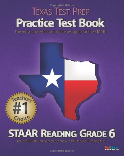 Beispielbild fr TEXAS TEST PREP Practice Test Book STAAR Reading Grade 6: Aligned to the 2011-2012 STAAR Reading Test zum Verkauf von HPB-Red