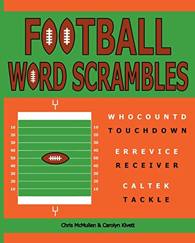 Beispielbild fr Football Word Scrambles: Puzzles for Sports Fans zum Verkauf von Goodwill