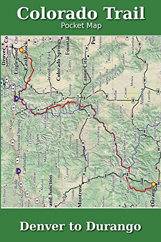 9781468029055: Colorado Trail Pocket Map