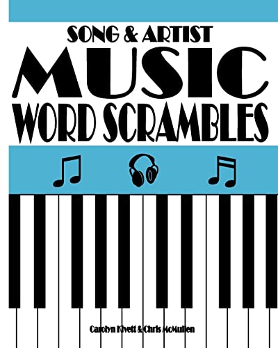 Beispielbild fr Song & Artist Music Word Scrambles: Unscramble the Letters to Form Popular Song Titles and Matching Singers or Bands zum Verkauf von HPB-Diamond
