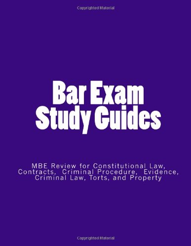 Bar Exam Study Guides (9781468146011) by Graham, Rebecca; Green, Michelle