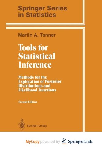 9781468401936: Tools for Statistical Inference: Methods for the Exploration of Posterior Distributions and Likelihood Functions