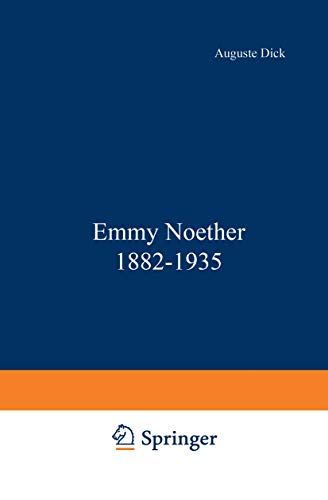 Stock image for Emmy Noether 1882 1935 for sale by Chiron Media
