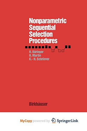 9781468405392: Procedure di selezione sequenziale non parametrica