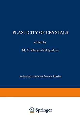Imagen de archivo de Plasticity of Crystals a la venta por Lucky's Textbooks