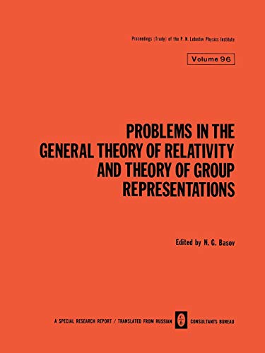 9781468406788: Problems in the General Theory of Relativity and Theory of Group Representations (The Lebedev Physics Institute Series)