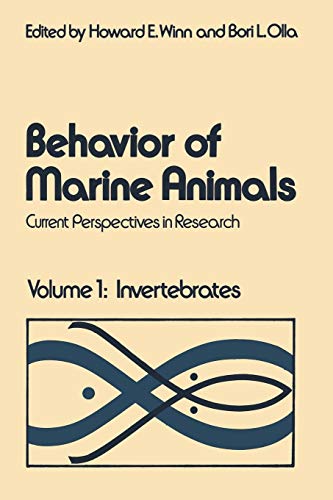 9781468409093: Behavior of Marine Animals: Current Perspectives in Research Volume 1: Invertebrates