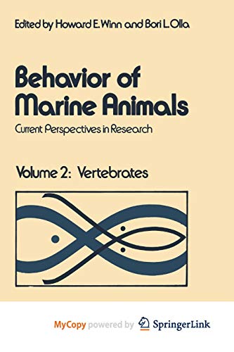 9781468409116: Behavior of Marine Animals: Current Perspectives in Research Volume 2: Vertebrates