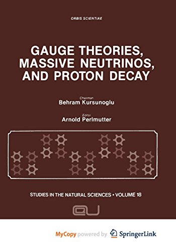 9781468411089: Gauge Theories, Massive Neutrinos and Proton Decay