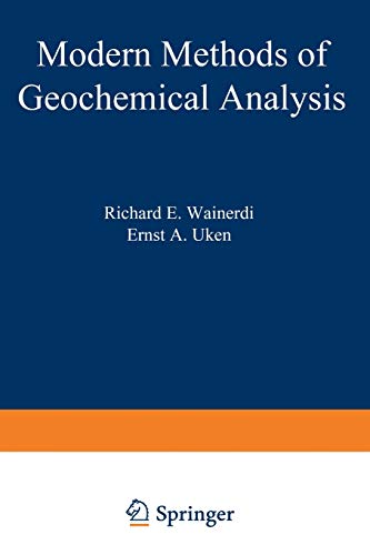 Stock image for Modern Methods of Geochemical Analysis (Monographs in Geoscience) for sale by Lucky's Textbooks