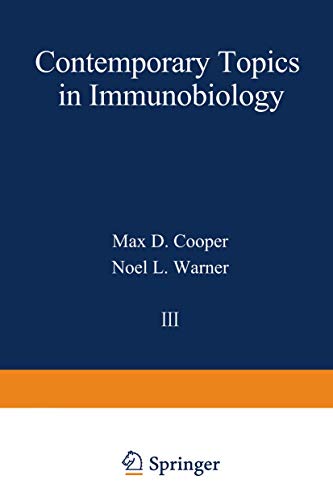 9781468430479: Contemporary Topics in Immunobiology: Volume 3