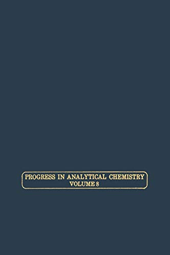 Stock image for Progress in Analytical Chemistry for sale by Lucky's Textbooks