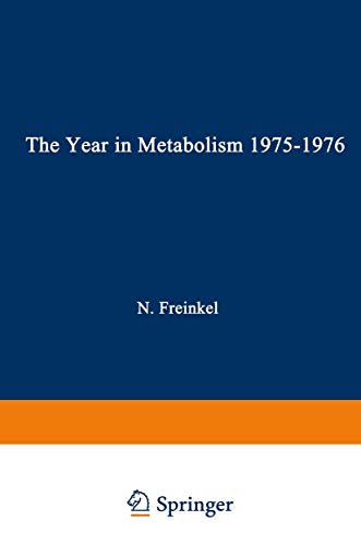 Stock image for The Year in Metabolism 1975?1976 for sale by Lucky's Textbooks
