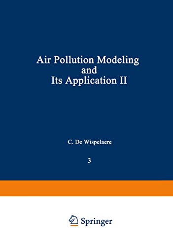 Beispielbild fr Air Pollution Modeling and Its Application II zum Verkauf von Buchpark