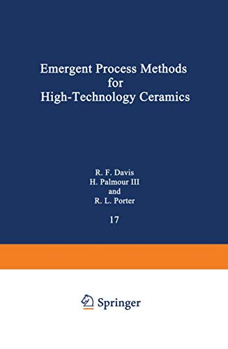 9781468482072: Emergent Process Methods for High-Technology Ceramics (Materials Science Research, 17)