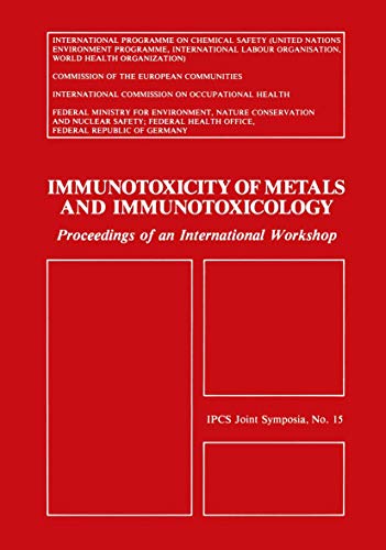 Imagen de archivo de Immunotoxicity of Metals and Immunotoxicology a la venta por Lucky's Textbooks