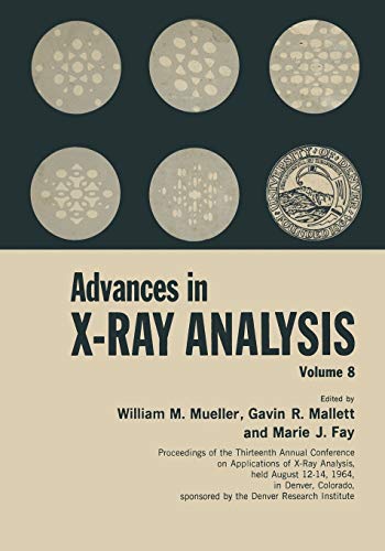Imagen de archivo de Advances in X-ray Analysis: Volume 8: Vol 8 a la venta por Revaluation Books