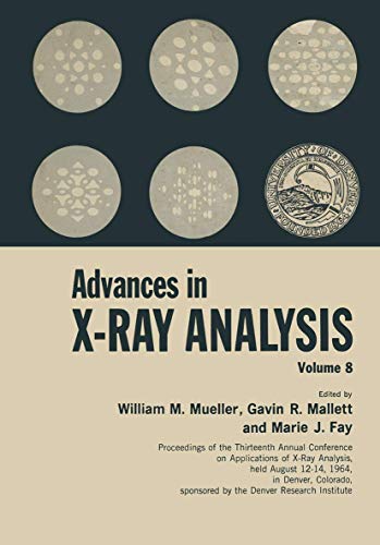 Stock image for Advances in X-ray Analysis: Volume 8: Vol 8 for sale by Revaluation Books