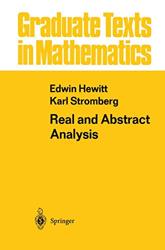 9781468498905: Real and Abstract Analysis: A Modern Treatment of the Theory of Functions of a Real Variable: 25