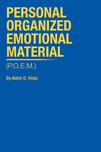 Beispielbild fr Personal Organized Emotional Material: (P.O.E.M.) zum Verkauf von Chiron Media