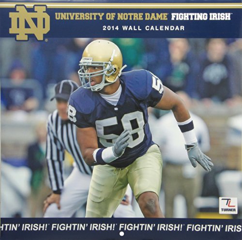 Stock image for University of Notre Dame Fighting Irish 2014 Calendar for sale by Modetz Errands-n-More, L.L.C.