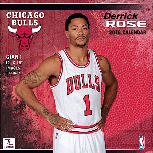 9781469326108: Chicago Bulls Derrick Rose 2016 Calendar