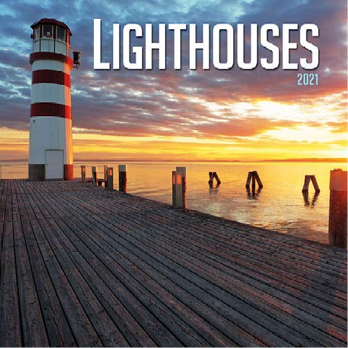 Beispielbild fr Lighthouses 2021 Calendar zum Verkauf von Big River Books