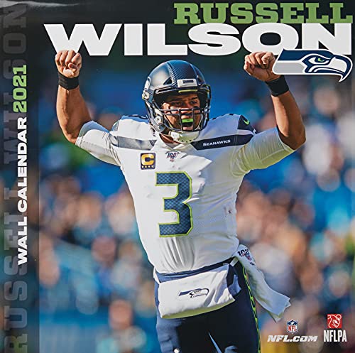 9781469377421: Seattle Seahawks Russell Wilson 2021 Calendar