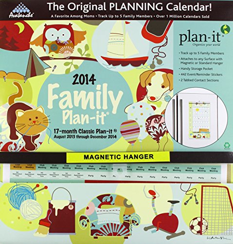Stock image for Family 17-Month 2014 Classic Plan-It Calendar for sale by Modetz Errands-n-More, L.L.C.
