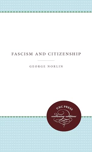 Beispielbild fr Fascism and Citizenship zum Verkauf von Blackwell's